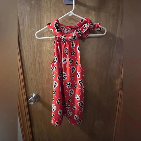 Juicy Couture Red Floral Blouse - Picture 3 of 5